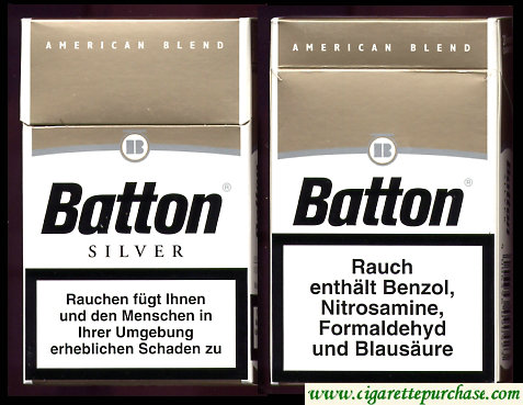 Batton Silver cigarettes American Blend